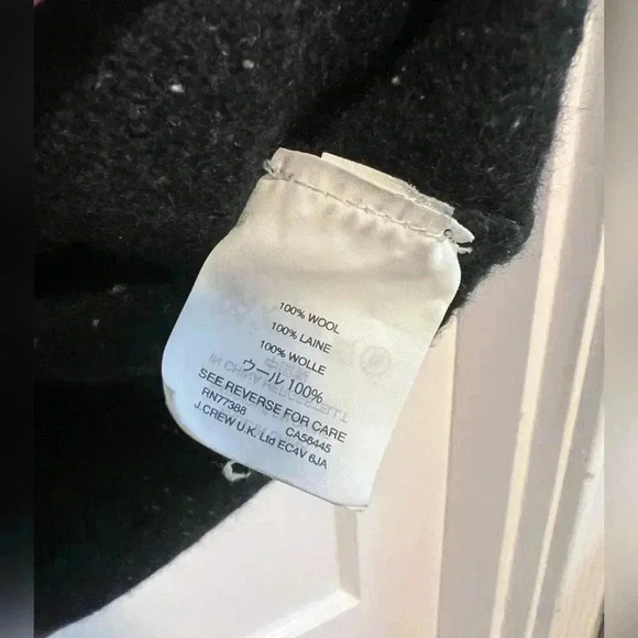 J Crew Wool Speckled Capsule Wardrobe Cardigan Size M - Picture 3 of 4